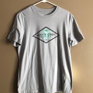 Matte Grey short sleeve tee